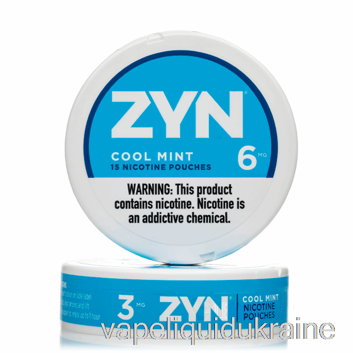 Vape Liquid Ukraine ZYN Nicotine Pouches - COOL MINT 6mg (5-PACK)